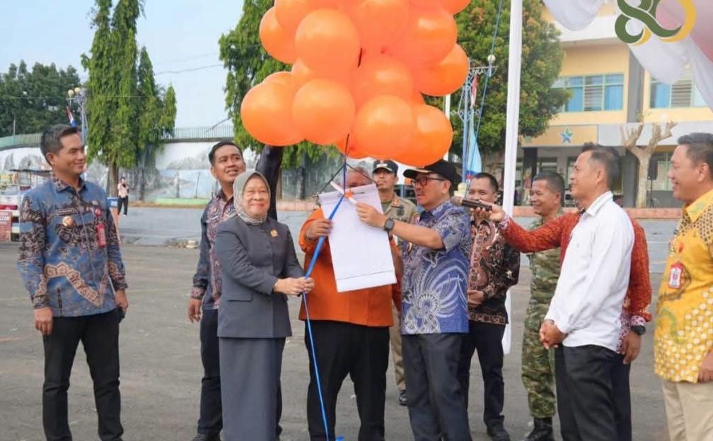 Bupati Hamartoni dan Wabup Romli Pimpin Apel Siaga Sensus Ekonomi 2026