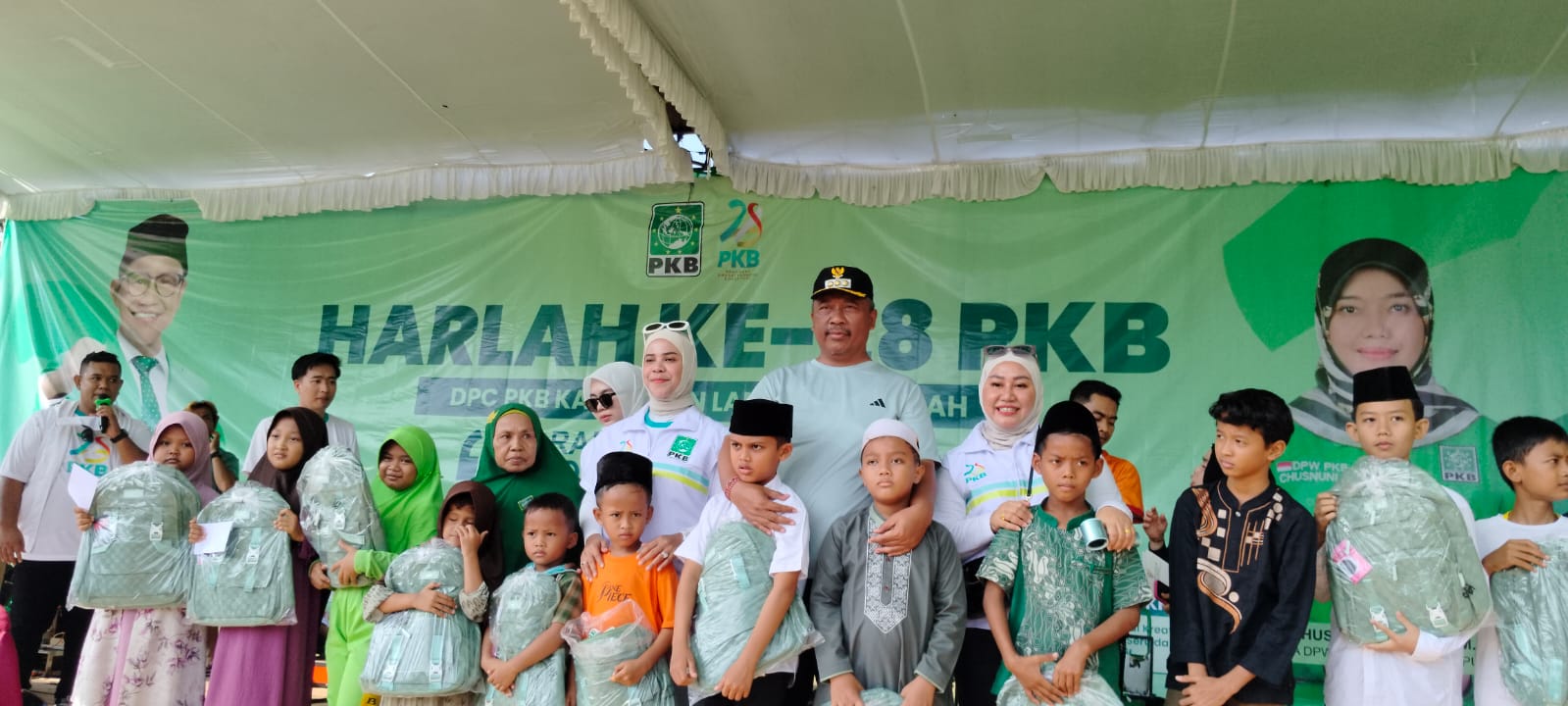 Super Meriah !! Peringatan Harlah ke-28 PKB, Disambut Antusias Oleh Masyarakat Lampung Tengah