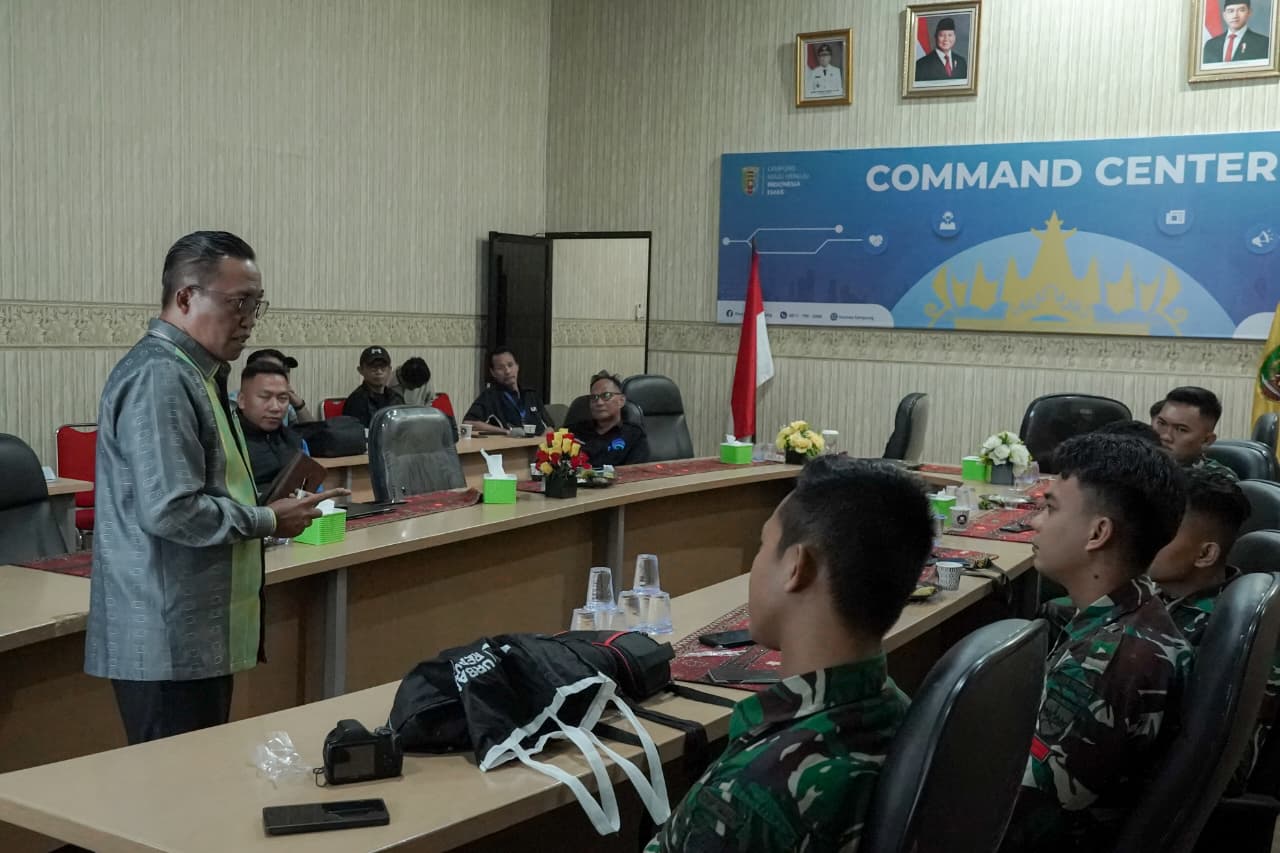 Pemprov Lampung–Kodam XXI/Raden Intan Tingkatkan Kapasitas Bersama di Bidang Komunikasi Publik